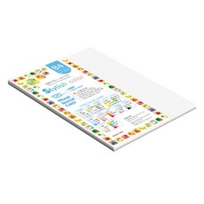 종이문화 스타일리쉬 얇은 혼합색지 120g 10 SN Mono Tone, 33개, B4