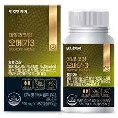 데일리코어 오메가3, 180정, 1개