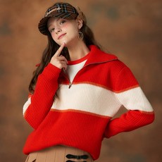 그리니치 여성용 하프 집업