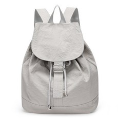 소리달 여성용 리탄 단색 무지 버클 복조리 스트링 발레코어 버킷백