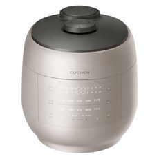 CUCHEN 酷晨 [10%回饋家電] Grain 全不鏽鋼雙重壓力IH電子壓力鍋 10人份, CRT-UPDS1071SB, 沙米色