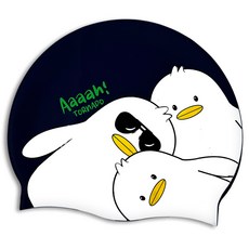 Tornado 矽膠泳帽設計款泳帽 TSC2005, 海軍藍, 1個