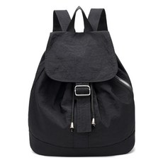 소리달 여성용 리탄 단색 무지 버클 복조리 스트링 발레코어 버킷백