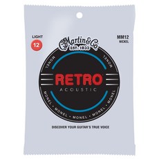 C.F. Martin&CO.EST.1833 Nickel Light 復古絃, MM12, 1個, 單一顏色