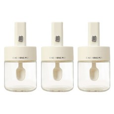 Lime Olive 雙層附匙調味罐 白色 275ml A105, 單品, 3個