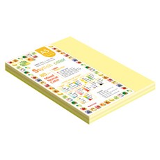종이문화 스타일리쉬 얇은 혼합색지 80g No 04 SN Yellow Tone, 130개, A5