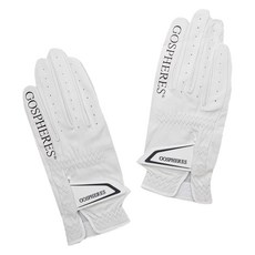 Gospheres 女性用WASHABLE奈米塗層高爾夫手套, 米白色, 1組