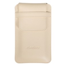 CASIO 卡西歐 工程用計算機專用皮革收納包, 1個, 象牙白