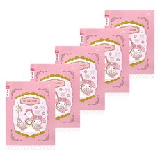 三麗鷗小學生窄格日記本, 5個, 美樂蒂