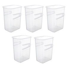 Awesome Goods多功能冰箱門袋收納整理盒, 透明, 5個