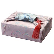 indi.k 秘色蝴蝶兩緞包袱巾包裝組, 1套, 混合顏色