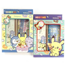 寶可夢快樂文具組 2款組, 1組, 混色