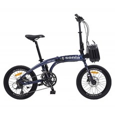 소니아 투데이 200 미니벨로 접이식 자전거 20 미조립, 다크블루, 1개