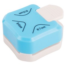 KOKA 圓角打孔器 藍色, 1個, 圓角