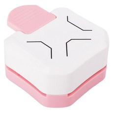 KOKA 圓角打孔器 粉色, 1個, 形狀