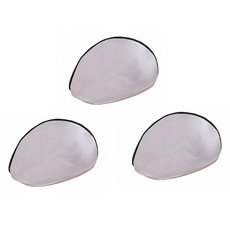 大型網眼鞋子洗衣袋, 白色(洗衣袋) + 黑色(拉鍊), 3個