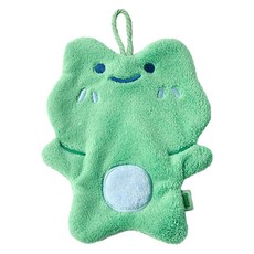 BUTTERSHOP 蓬鬆乾爽雨滴造型廚房毛巾, 綠色, 1個