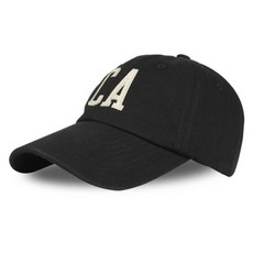 luxgolf 男女通用字母貼片高爾夫球帽 LXACC010, 黑色, 1個