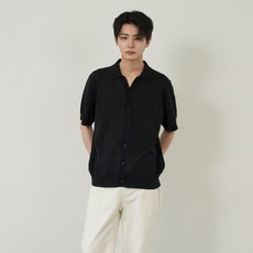 210 edit 冰絲針織翻領短袖開襟衫 ZE2SW962