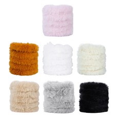 Khohimo 毛根娃娃工藝製作材料毛絨鐵絲7種套組 20mm 5W0040, 1套, 混合顏色