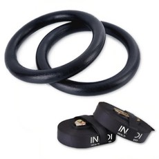 Innoi ABS CrossFit 體操引體向上吊環組 CB-100, 黑色, 1套