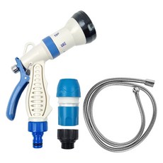 World Clean 多功能噴槍 + 不鏽鋼軟管 1.5m 套組, 1套, 混合顏色