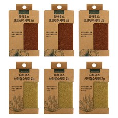 youhouse 椰子菜瓜布 2p + 劍麻菜瓜布 2p 組, 3套