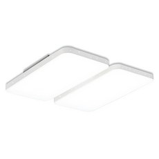 초슬림 루이 홀 거실등 대표 120W, 화이트 + 주광색