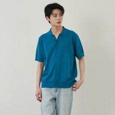 210 edit 冰絲針織翻領短袖開襟衫 ZE2SW962