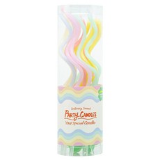 your Candle 細長麻花捲蛋糕蠟燭, 糖果混合物, 1個