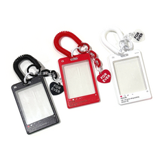 Super Ssaem IN星 壓克力小卡 交通卡 學生證 卡套 3入, 隨機出貨