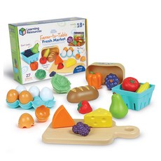 Learning Resources New Sprouts Fresh Market食物模型 LER9749, 1個, 混合顏色