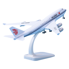 B2WIN Bandidol 韓亞航空 塑膠模型客機 輪子可拆卸 20cm 747-400, 1個