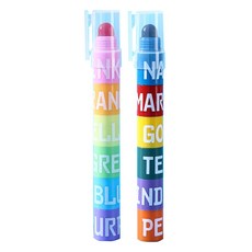 올룸 조립식 고체 형관펜 2종 세트, 혼합색상, 1세트