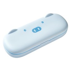 Ollum 可愛小豬雙層鉛筆盒, 藍色, 1個