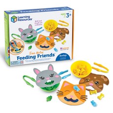 Learning Resources 動物朋友餵食小肌肉遊戲 LER5569, 1個, 混合顏色
