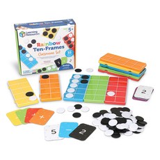 Learning Resources 彩虹十格板班級套裝 LER6641, 1套