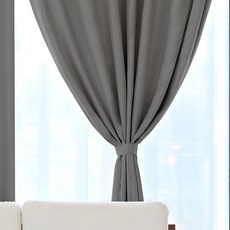 CASAMARU 魔鬼氈遮光窗簾, 灰色