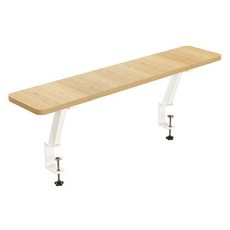 제이라이프 레이즈 책상 부착 선반 대형, 우드, 1개