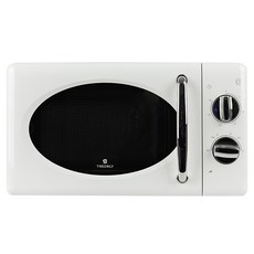 THEONLY 復古旋鈕式微波爐 奶油白 20L, NWM331CW