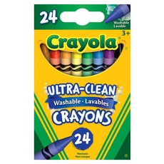 크레욜라 워셔블 울트라 클린 크레용, 1개, 24색