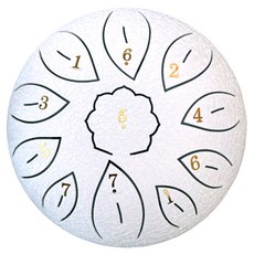 Moller 鋼製11音階C調鋼舌鼓全套組 白色, MTD-11, 1套