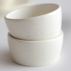 NICOTT Here 手工醬料碗, 2個, 棉花象牙白