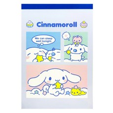 핑크망고 산리오 패드 편지지 2종 x 5p + 봉투 1p 세트, 시나모롤, 2세트