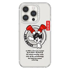 아스트로보이아톰 크리스탈 맥세이프 투명 디자인 휴대폰 케이스