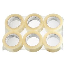 3M Scotch 3M 309 壓克力封箱膠帶 48mm x 50m 透明, 6個