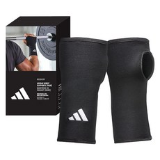 adidas Performance 雙手穿戴護腕組, 1套, 黑色 + 白色