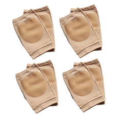 JUST PICK 後腳跟矽膠保護墊, 4套, 膚色