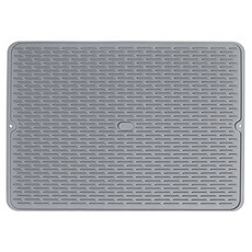 Jeepsaram 矽膠瀝水墊 大 58 x 45 cm, 灰色, 1層, 1個