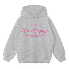 Jenny 兒童寬鬆版愛情語言連帽T恤 JN2011H